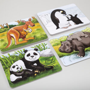 Obrázky exotických zvierat a mláďat