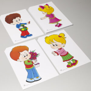 Obrázky detí pri rôznych činnostiach