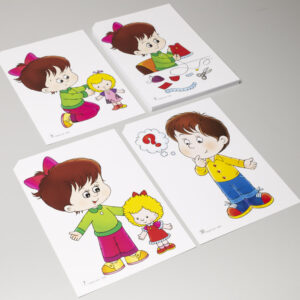 Obrázky detí pri rôznych činnostiach