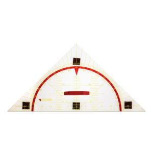 Trojuholník s uhlomerom magnetický, 80 cm