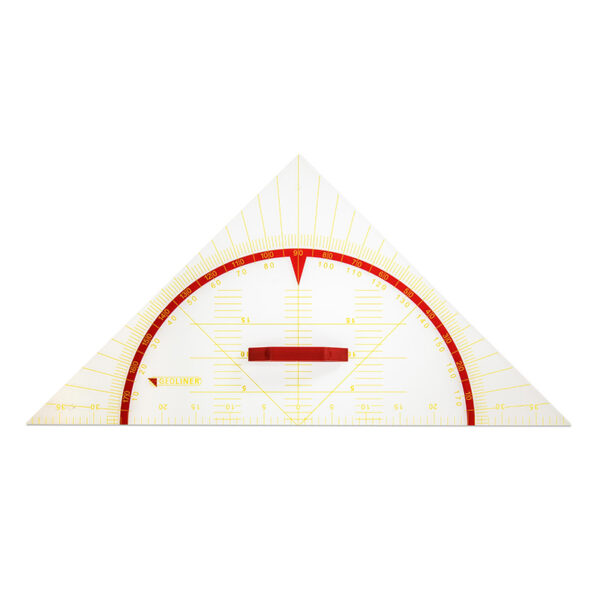 Trojuholník s uhlomerom, 80 cm