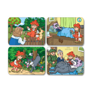 Červená čiapočka a vlk - obrázky k rozprávke