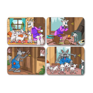 Vlk a kozliatka - obrázky k rozprávke