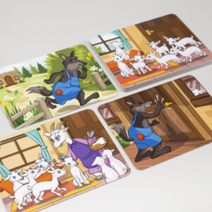 Vlk a kozliatka - obrázky k rozprávke