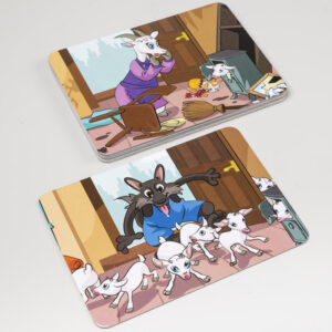 Vlk a kozliatka - obrázky k rozprávke